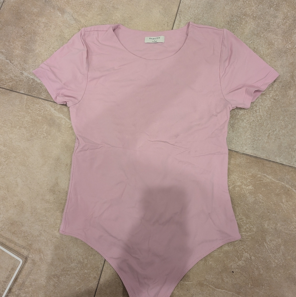 Babaton Light Pink Bodysuit